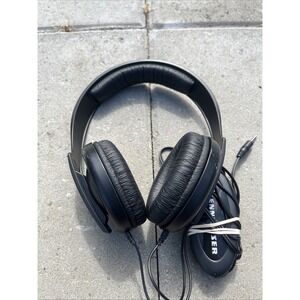 Sennheiser HD-202 Wired Stereo Headphones Black 3.5 mm Audio Jack HD 202